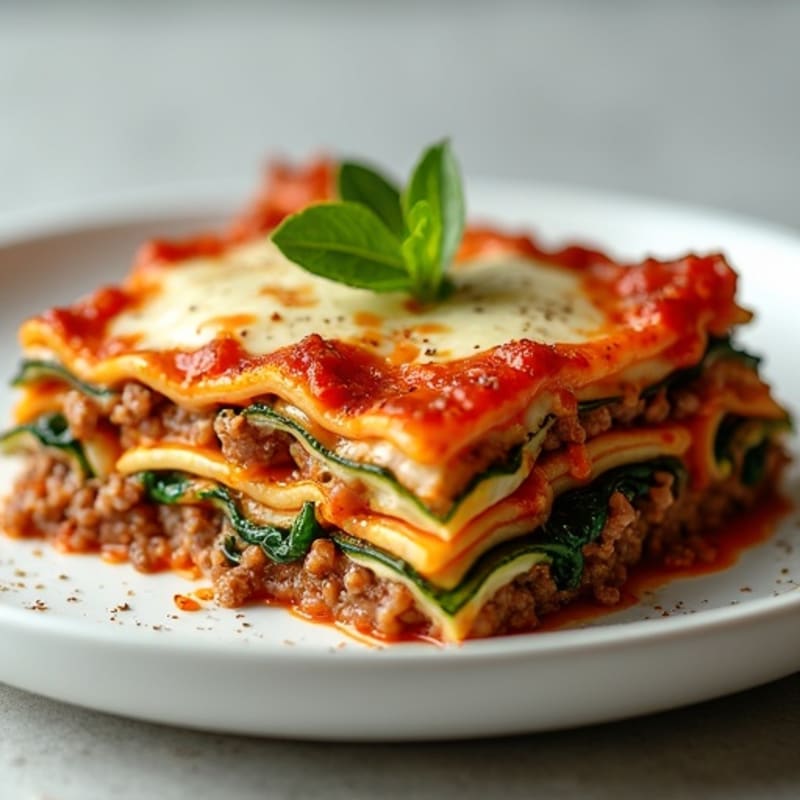 Lean Beef and Veggie Lasagna