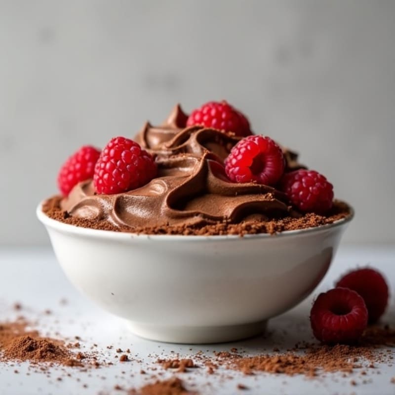High-Protein Chocolate Cheesecake Bowl