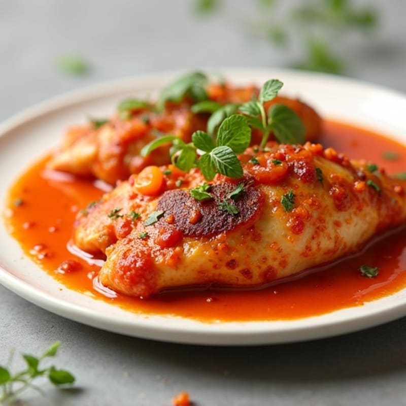 Creamy Spiced Chicken with Tomato Sauce