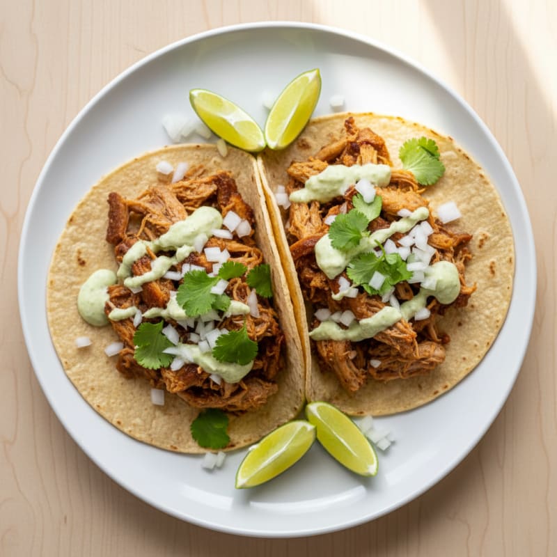 Slow-Cooked Pork Carnitas Tacos