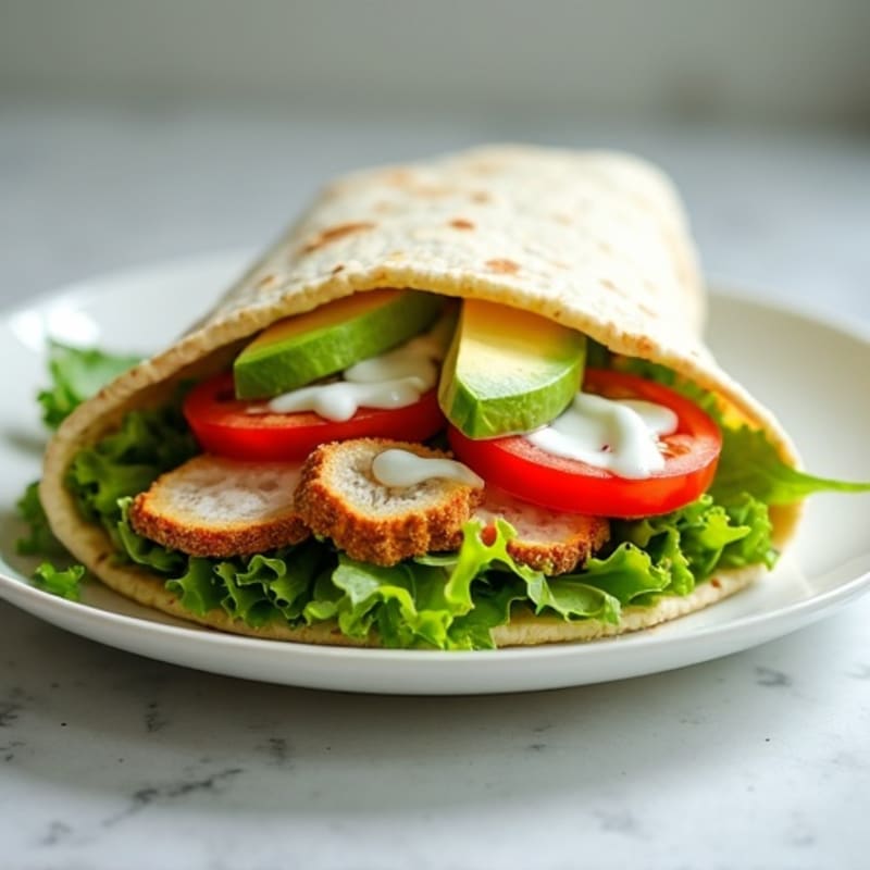 Lean Turkey and Creamy Avocado Wrap