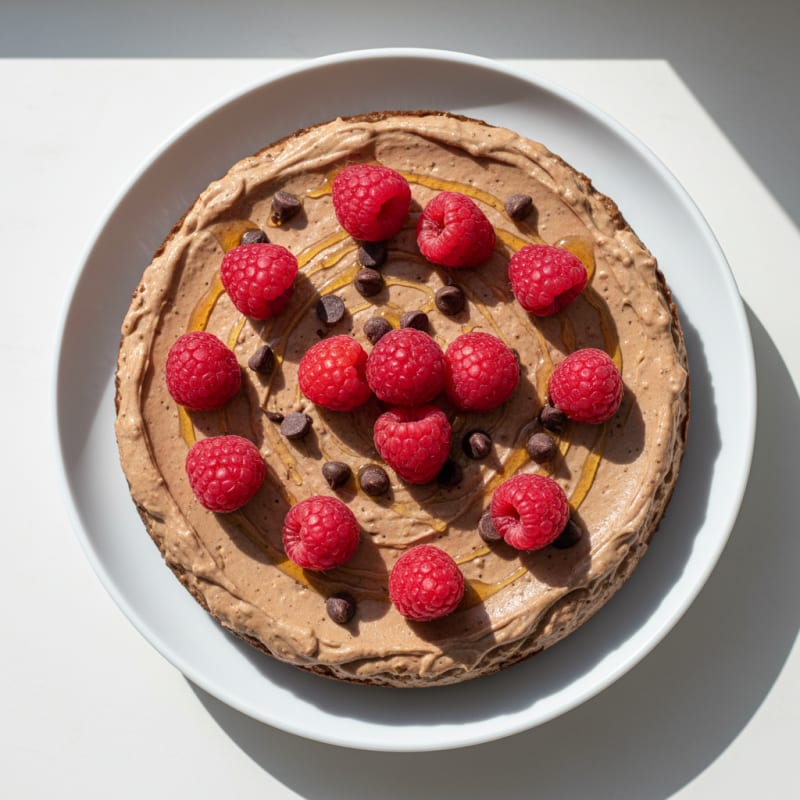 Silky Chocolate Protein Cheesecake
