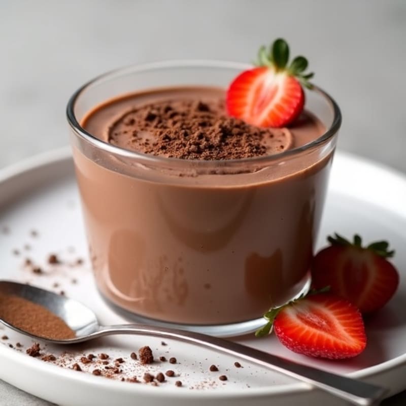 Silky Chocolate Protein Pudding