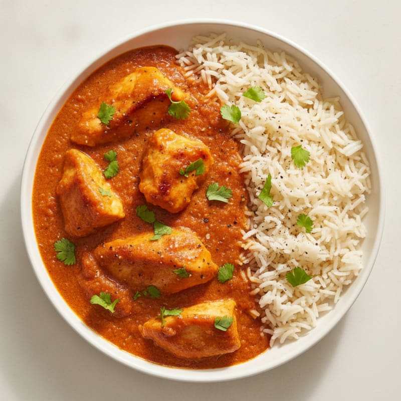 Spiced Butter Chicken with Basmati Rice