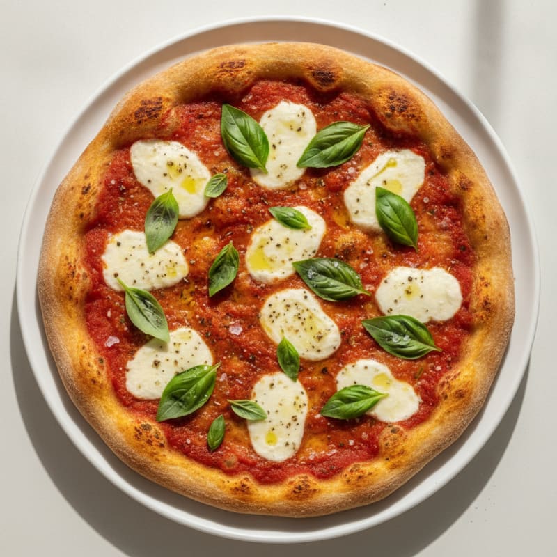 Classic Margherita Pizza with Fresh Basil