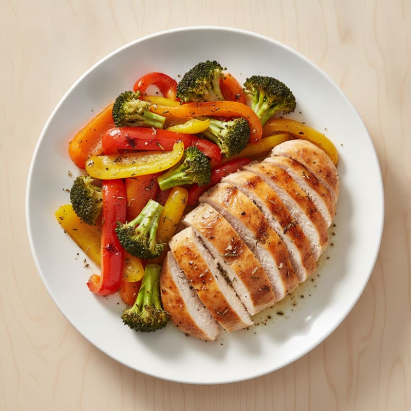 Herb-Roasted Chicken with Roasted Vegetables