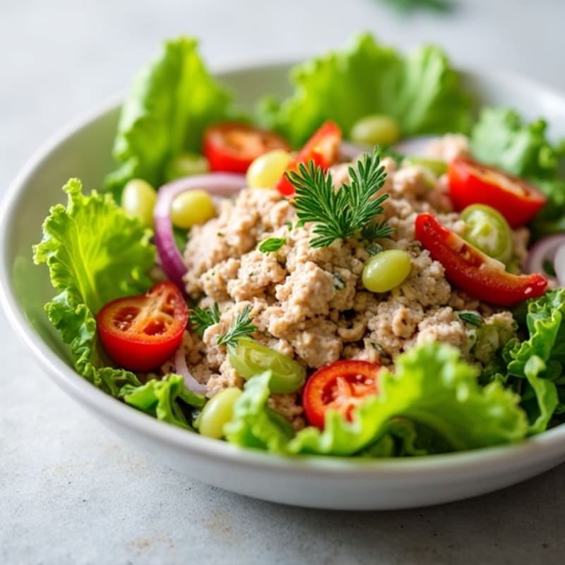Herb-Citrus Tuna Salad with Crunchy Vegetables