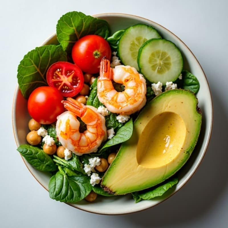 Crisp Avocado Salad Bowl
