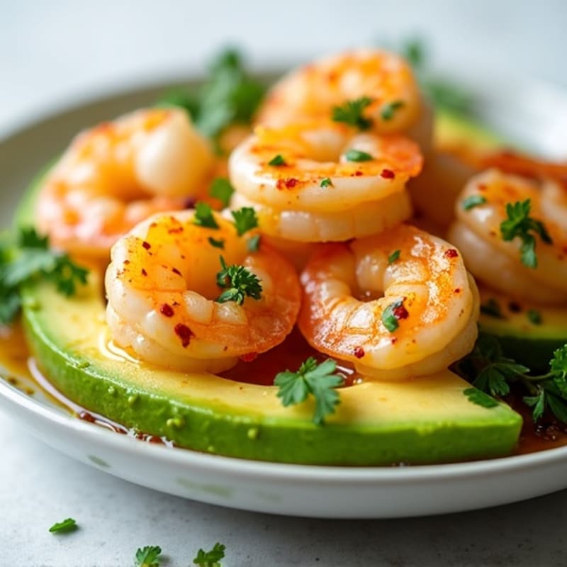 Fresh Citrus Marinated Shrimp with Creamy Avocado