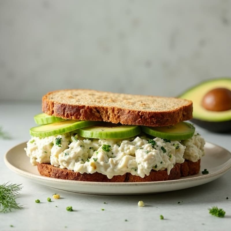 Creamy Herb Chicken Salad Sandwich