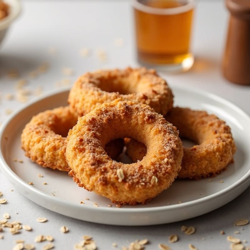 Protein-Packed Baked Maple Cinnamon Breakfast Rings