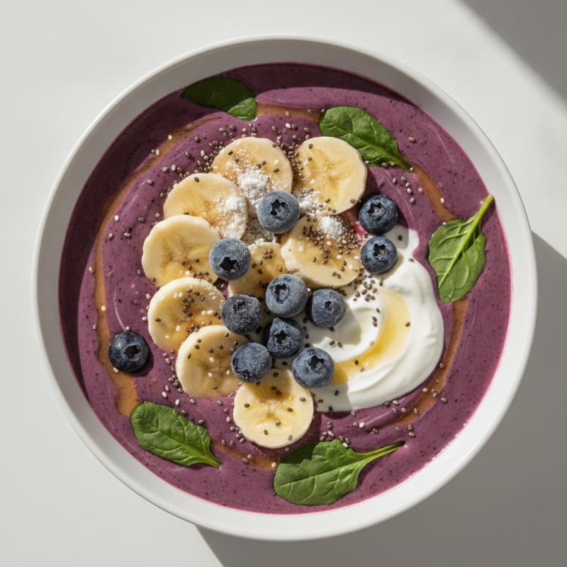Blueberry Banana Power Smoothie