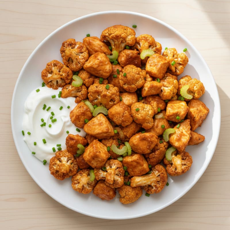 Buffalo Cauliflower Bites