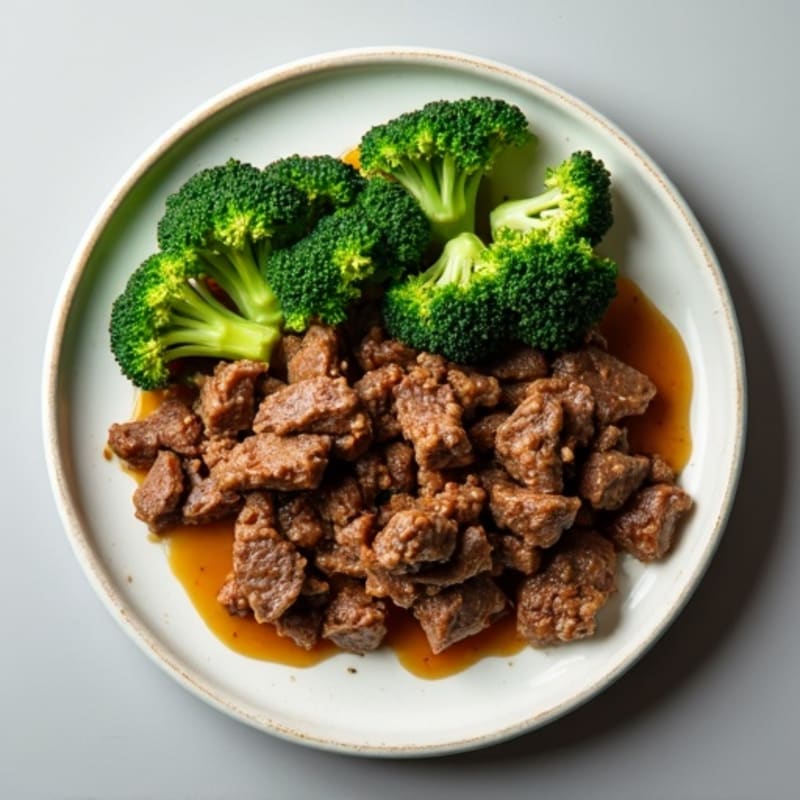Savory Lean Beef and Crispy Broccoli