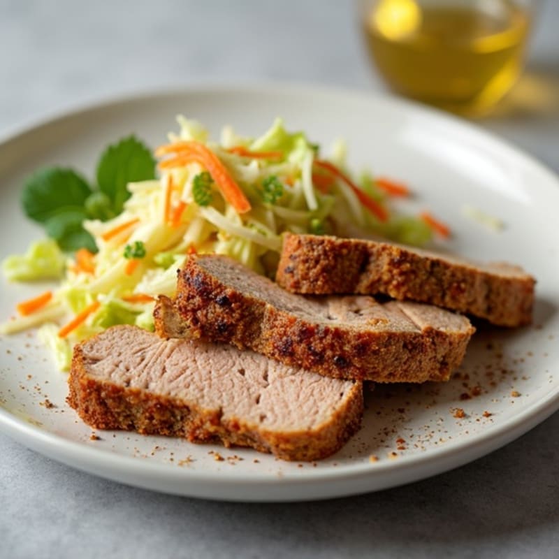 Slow-Cooked Pork with Crunchy Cabbage Slaw
