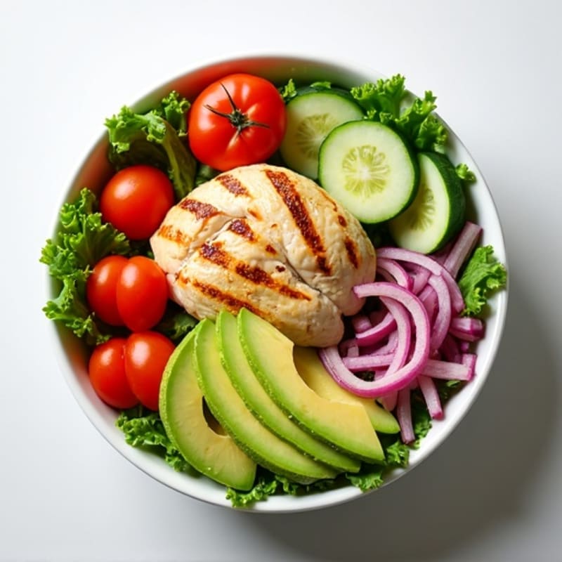 Crisp Avocado Salad Bowl