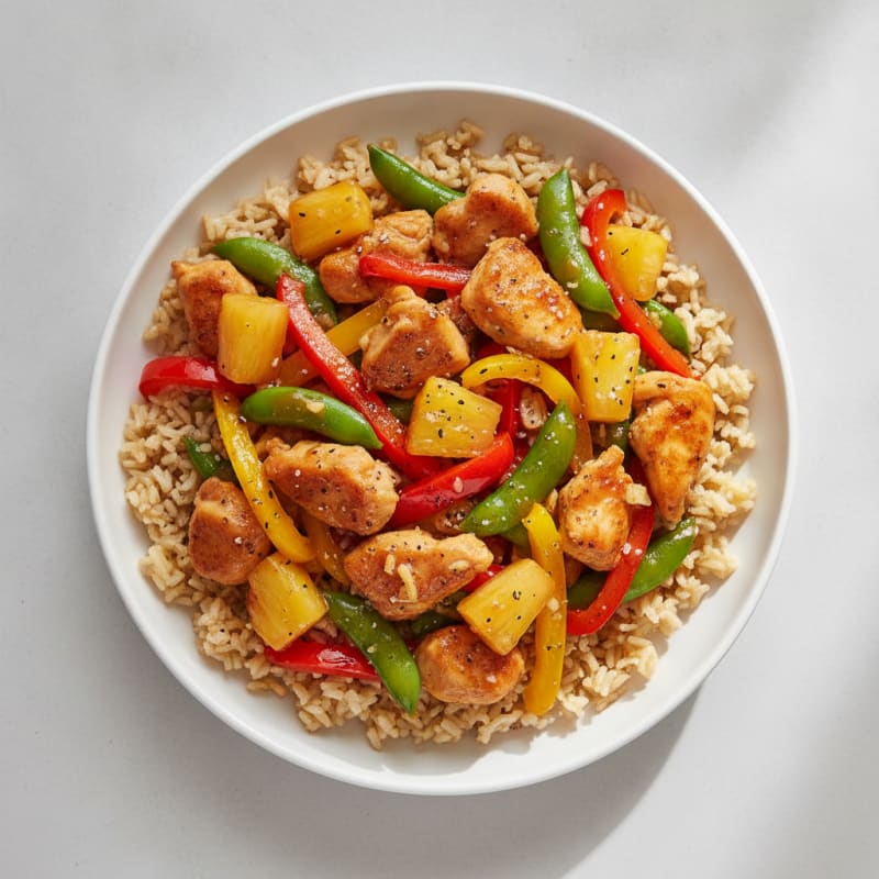 Sweet and Sour Chicken Stir-Fry
