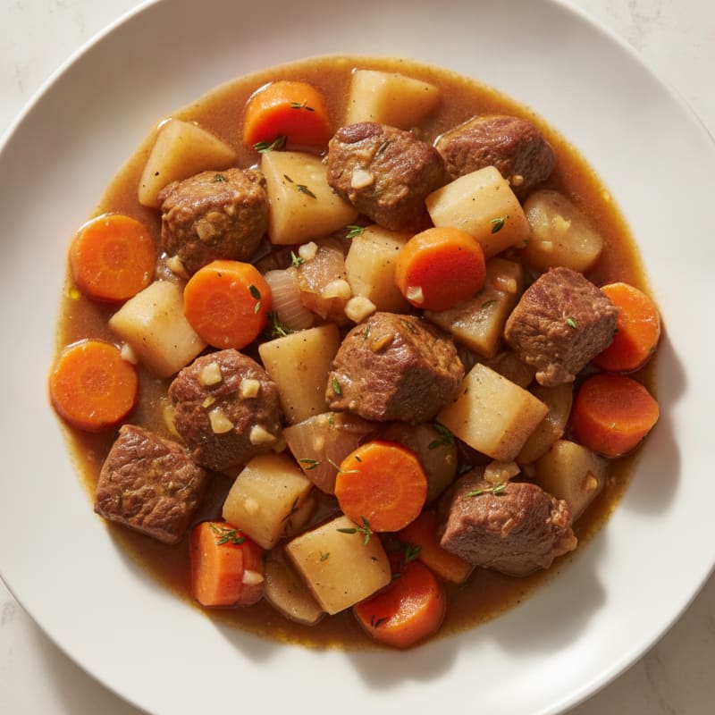 Hearty Beef and Root Vegetable Stew