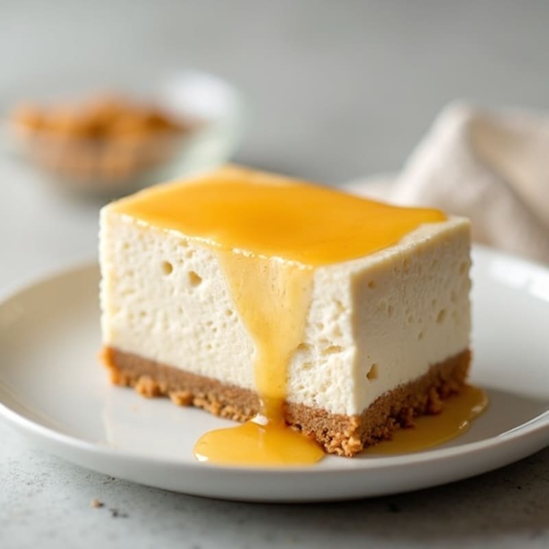 Creamy Greek Yogurt Protein Cheesecake