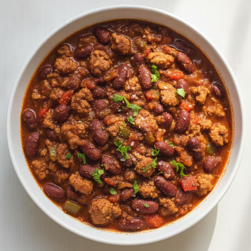 Hearty Turkey and Bean Chili