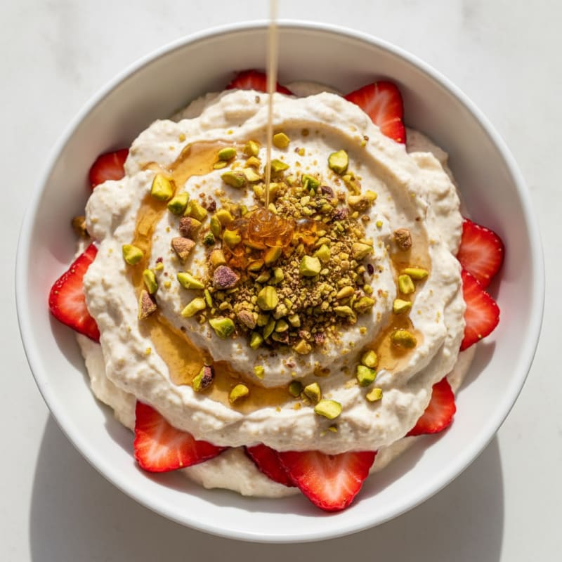 Creamy Cardamom Greek Yogurt Protein Parfait