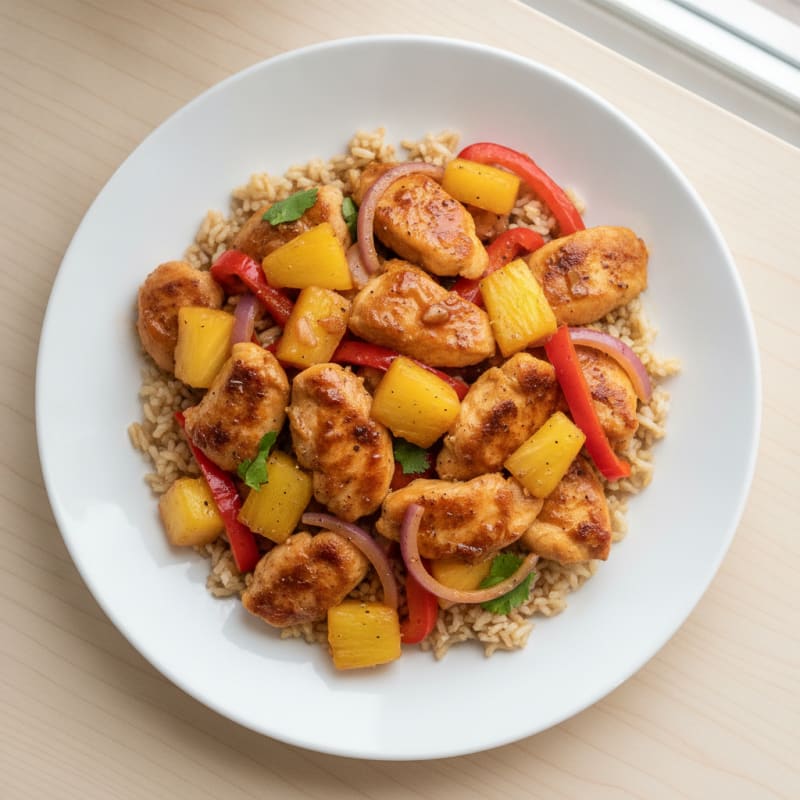 Sweet and Sour Chicken with Pineapple