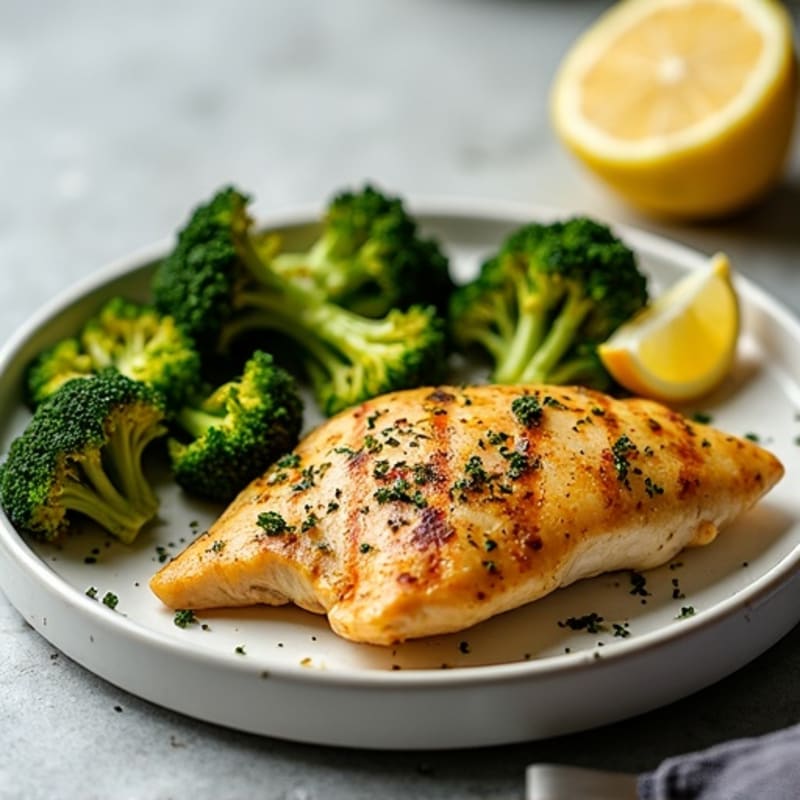 Sheet Pan Lemon Herb Chicken and Crispy Roasted Broccoli