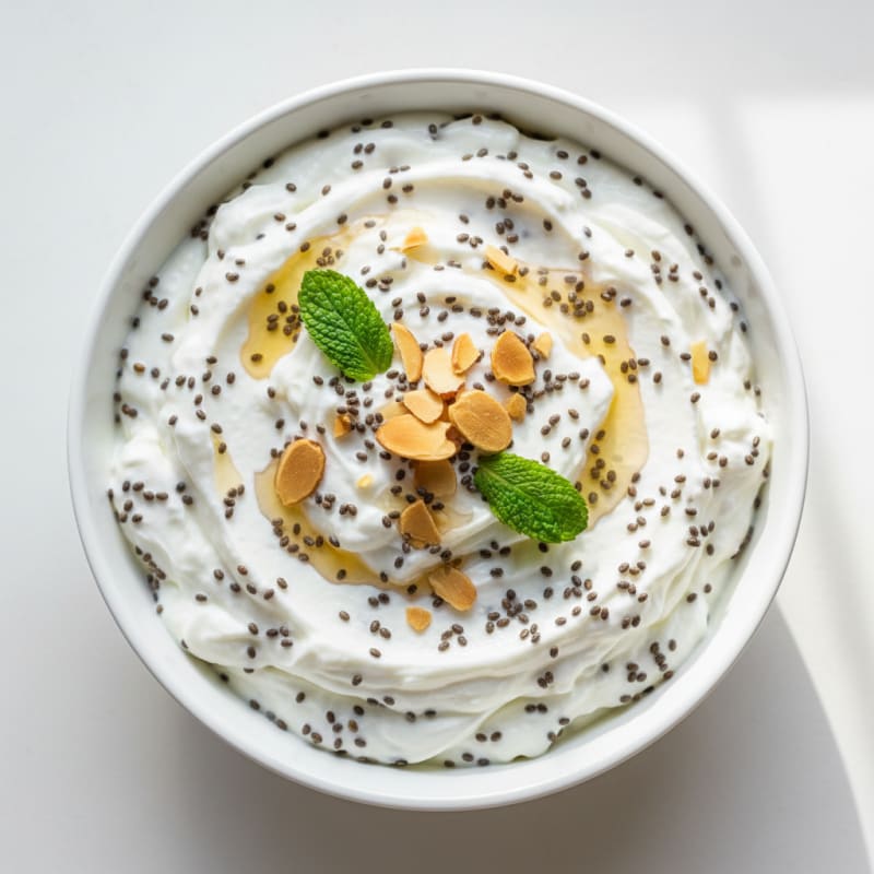 Greek Yogurt Protein Pudding with Chia Seeds