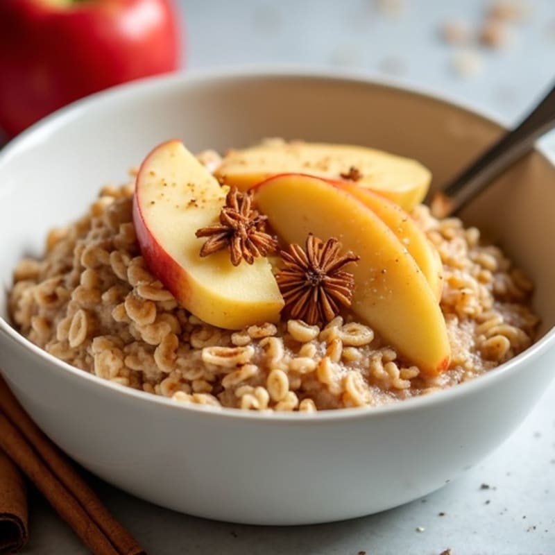 Protein-Packed Apple Cinnamon Steel Cut Oats