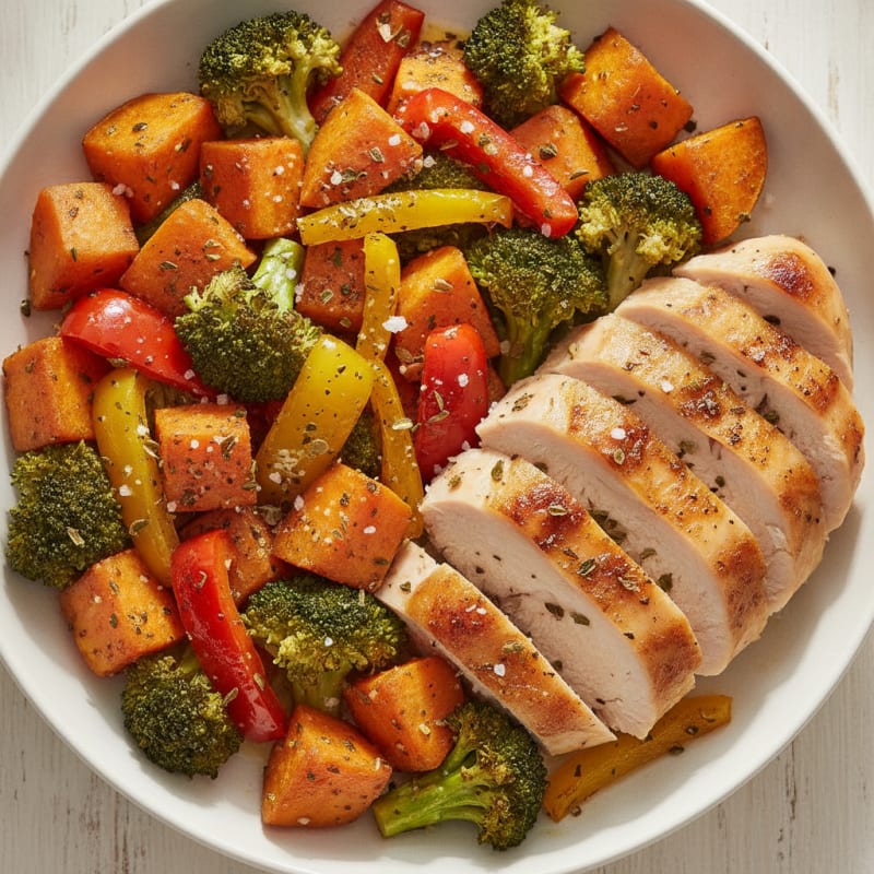 Chicken and Roasted Vegetable Medley