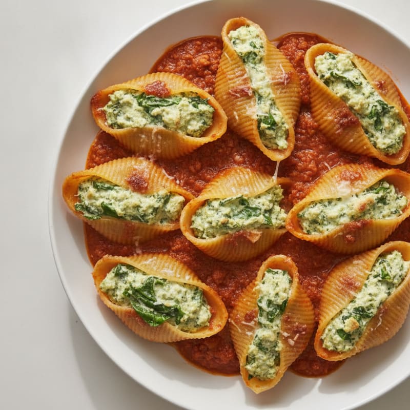 Spinach & Ricotta Stuffed Shells
