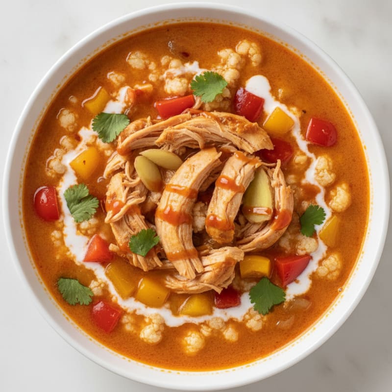 Slow Cooker Sweet Chili Chicken Soup