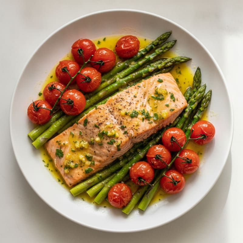 Sheet Pan Lemon Herb Salmon