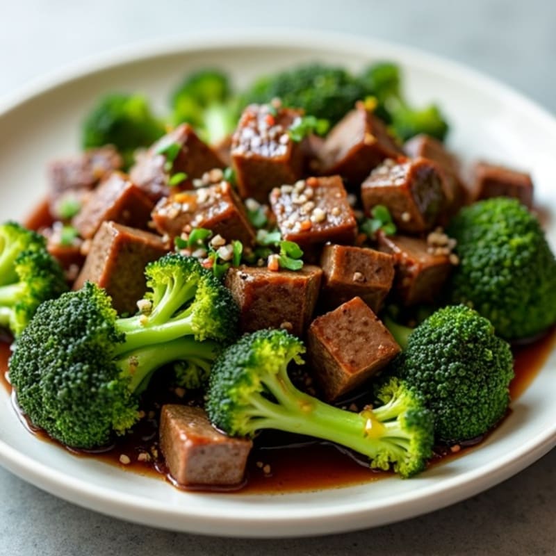 Garlic Beef and Crispy Broccoli Stir-Fry