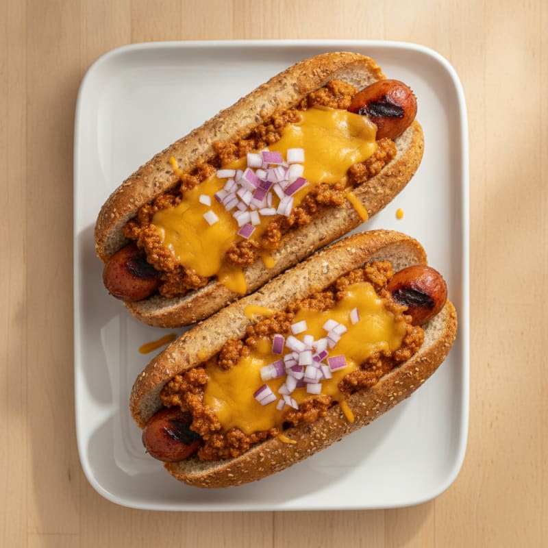 Classic Chili Cheese Hot Dogs