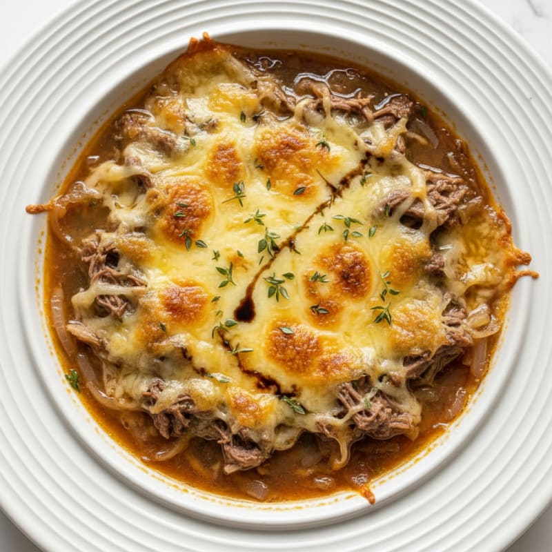 Caramelized Onion and Gruyere Soup