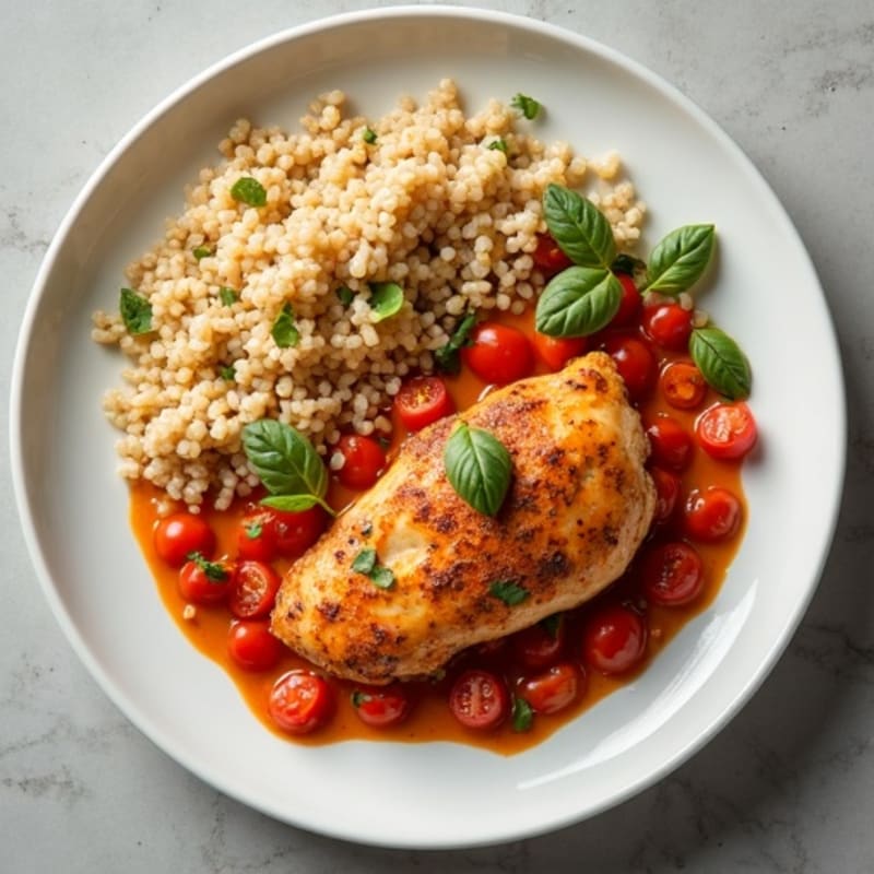 Spiced Chicken with Creamy Tomato Sauce