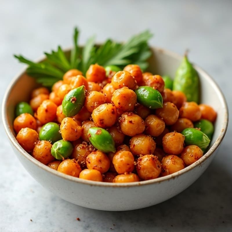 Crunchy Roasted Chickpeas with Smoked Paprika