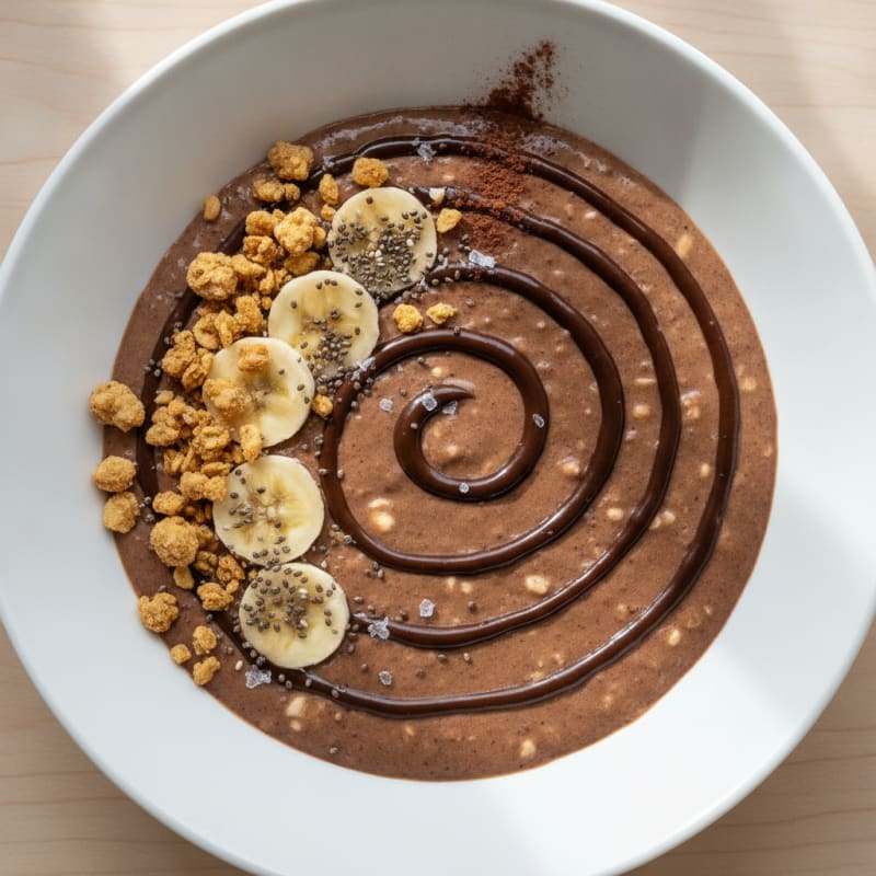 Chocolate Cottage Cheese Smoothie