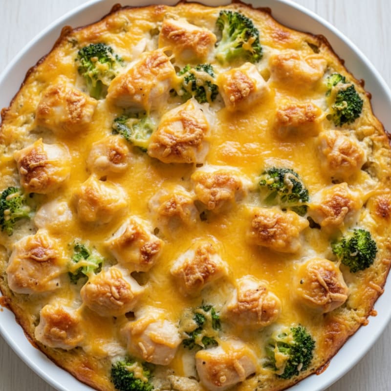 Cheesy Chicken and Broccoli Bake