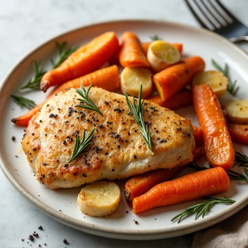 Sheet Pan Chicken and Roasted Root Vegetables