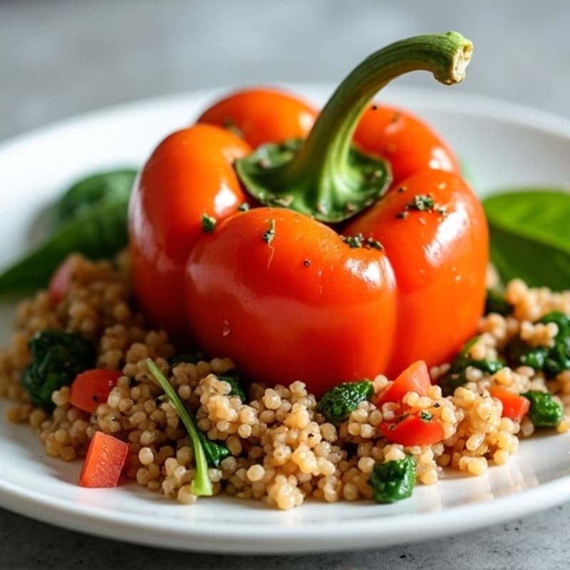 Lean Ground Turkey Stuffed Bell Peppers