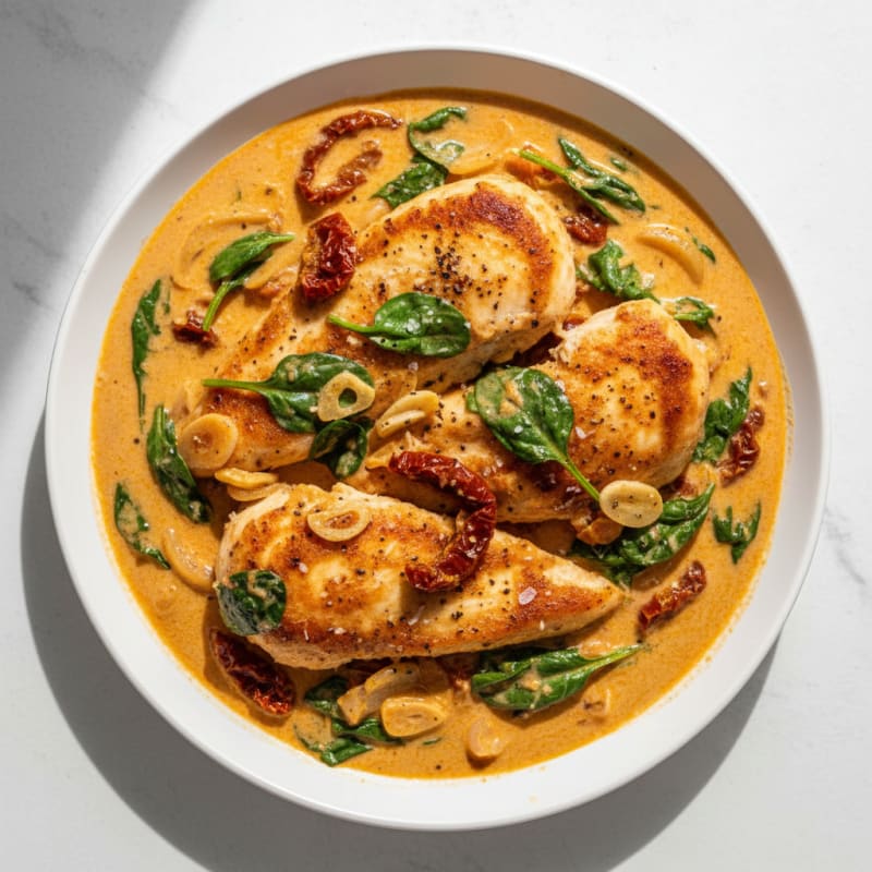 Creamy Tuscan Chicken Skillet