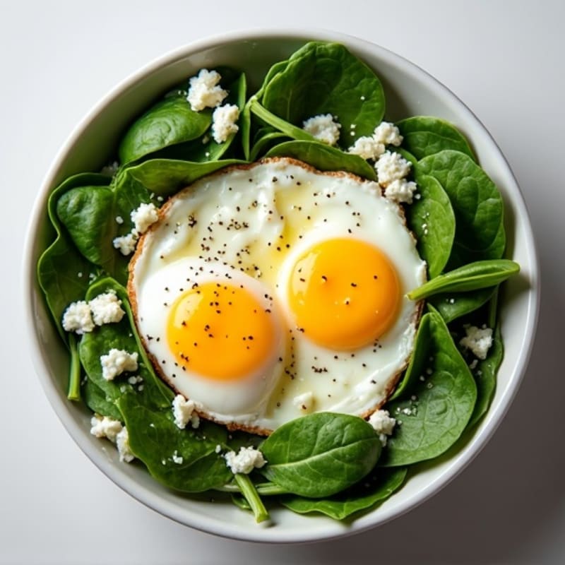 Protein-Packed Spinach and Egg White Breakfast Bowl