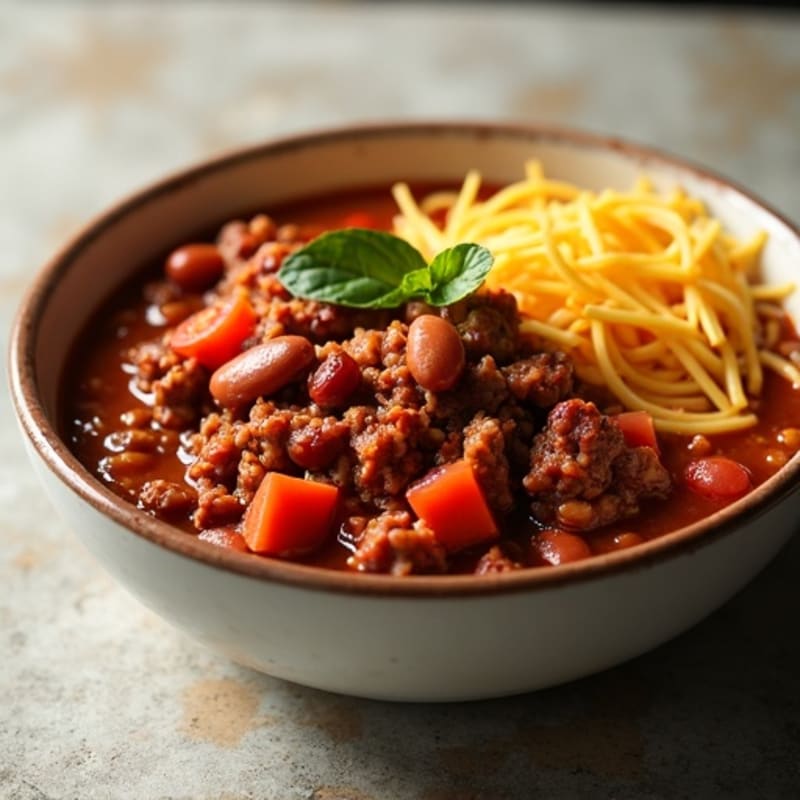 Lean Beef and Bean Homestyle Chili