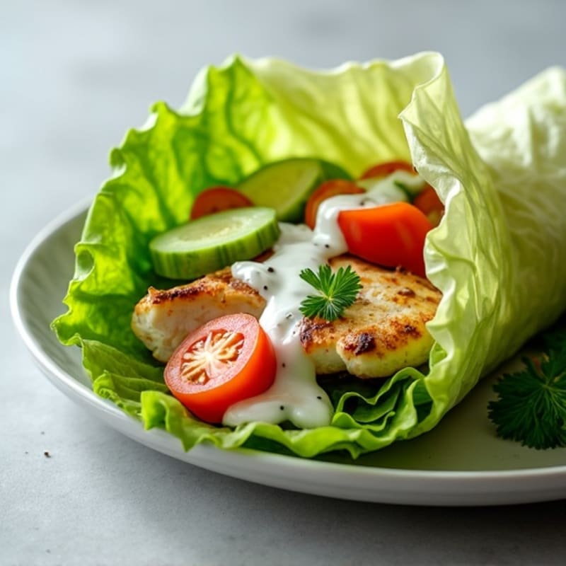 Herb-Grilled Chicken Lettuce Wrap