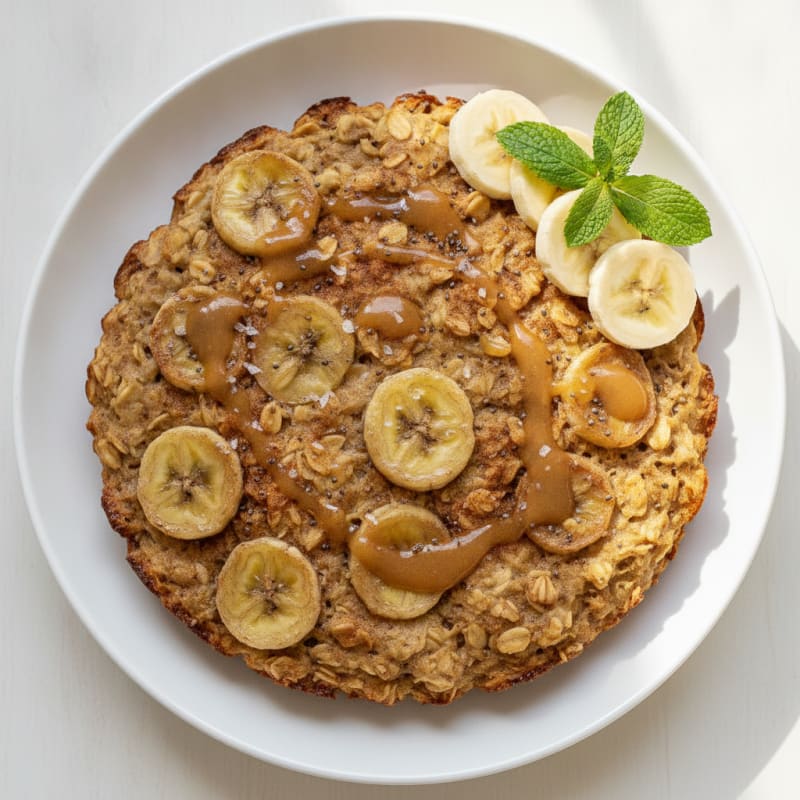 Baked Banana Oatmeal Delight