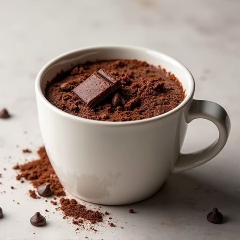 Protein-Rich Double Chocolate Mug Cake