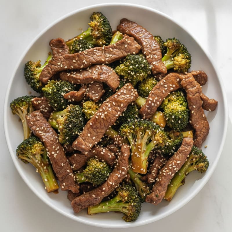 Sesame Beef and Broccoli Stir-Fry