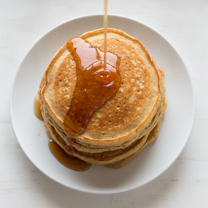 High-Protein Fluffy Buttermilk-Style Pancakes